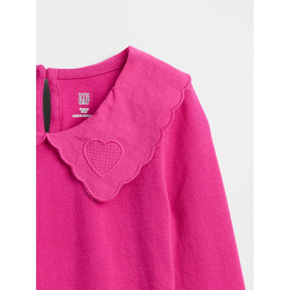 Toddler & Heart Collar Top