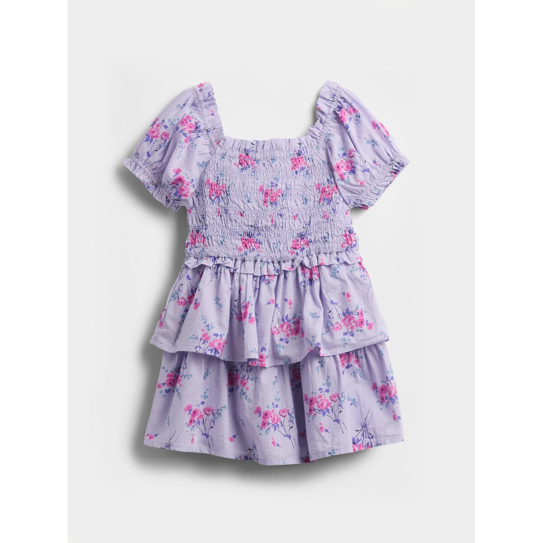 Toddler & Smocked Puff-Sleeve Dress