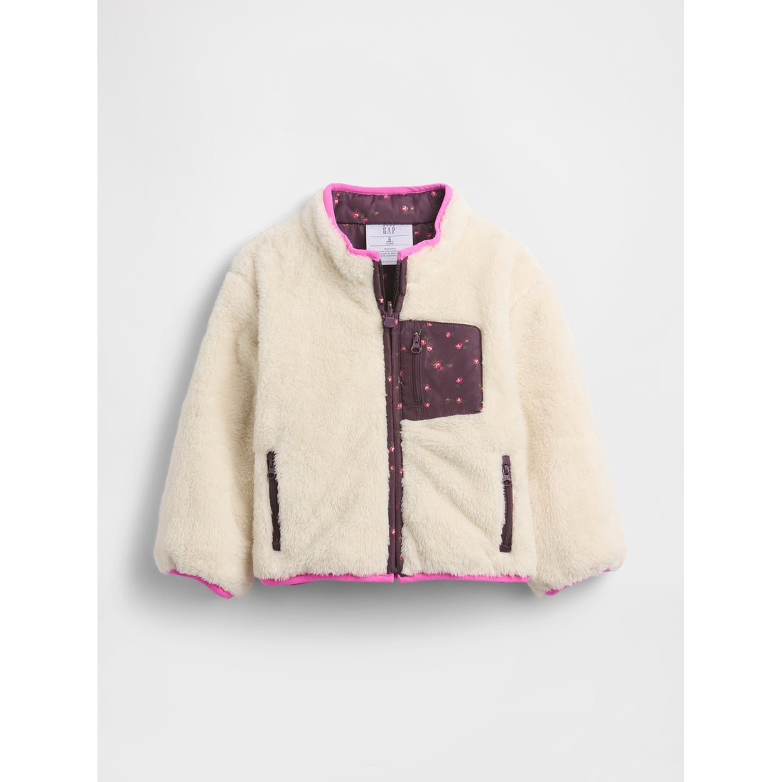 Toddler & Lightweight Sherpa Reversible Jacket