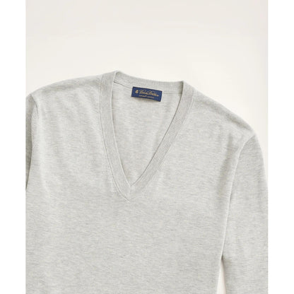 Supima Cotton V-Neck Sweater