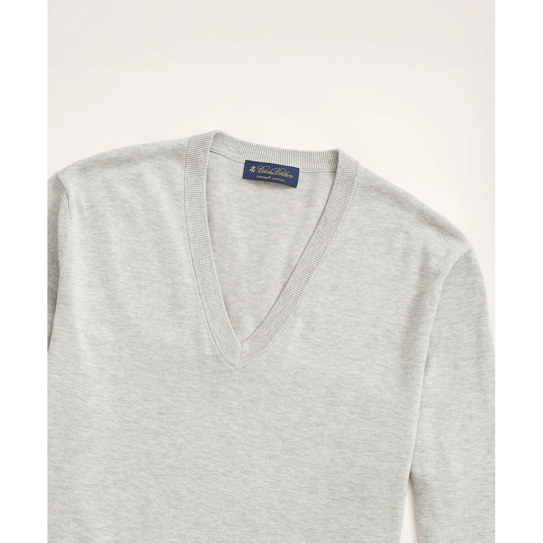 Supima Cotton V-Neck Sweater