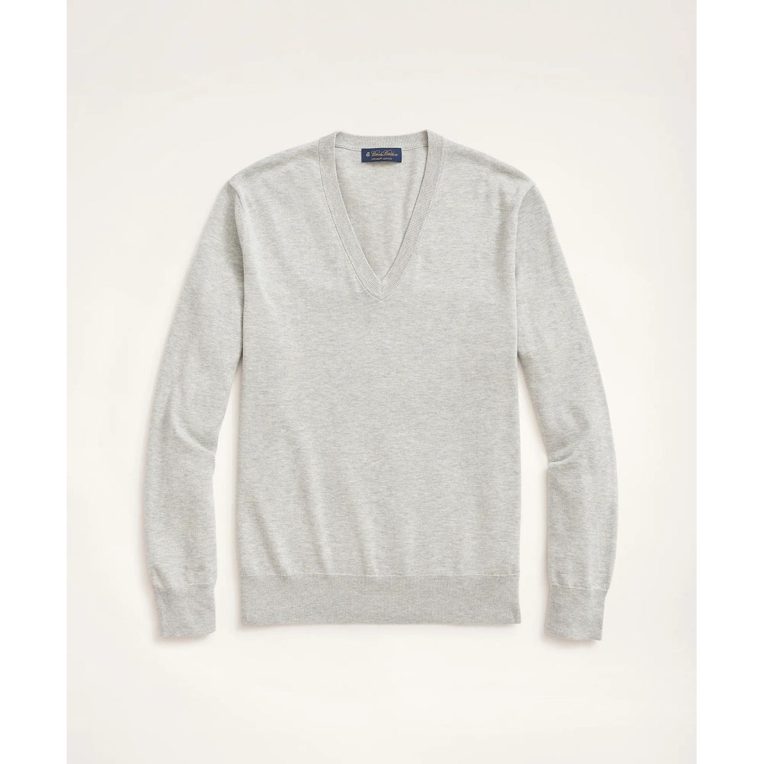 Supima Cotton V-Neck Sweater