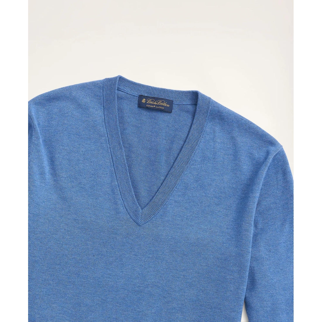 Supima Cotton V-Neck Sweater