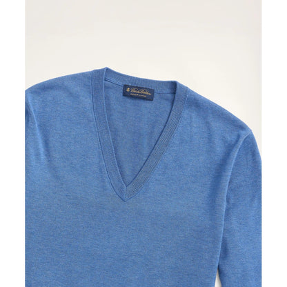 Supima Cotton V-Neck Sweater