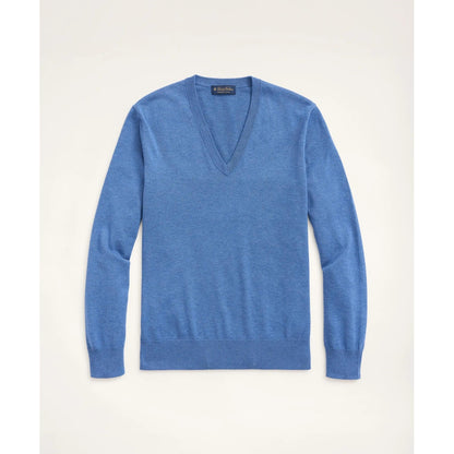 Supima Cotton V-Neck Sweater