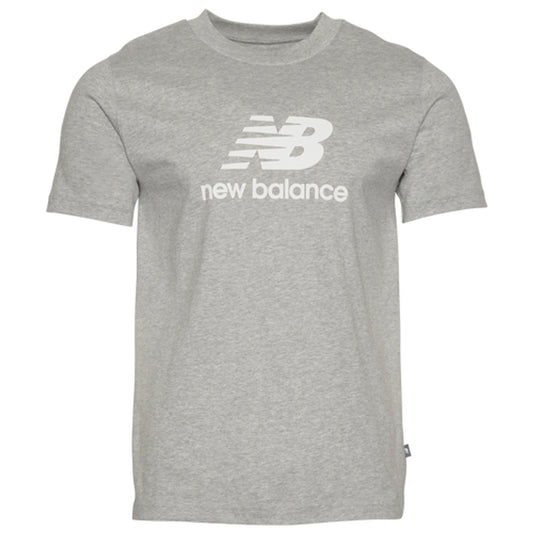 New Balance Mens New Balance Essential Stacked Logo T-Shirt