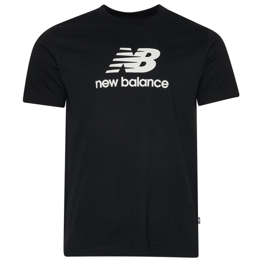 New Balance Mens Essential Stacked Logo T-Shirt