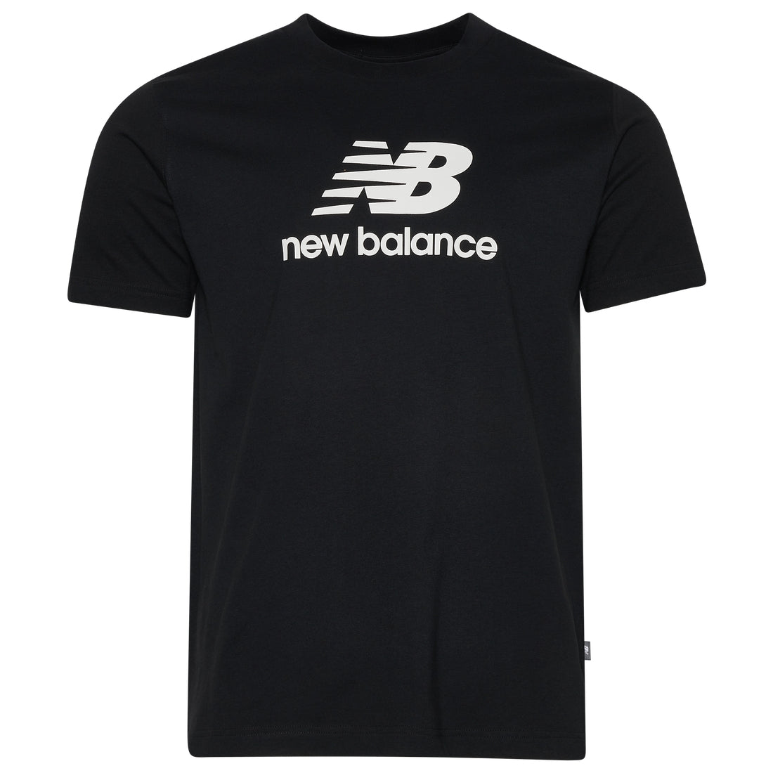 New Balance Mens Essential Stacked Logo T-Shirt
