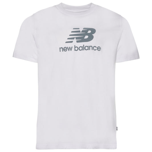 New Balance Mens New Balance Essential Stacked Logo T-Shirt