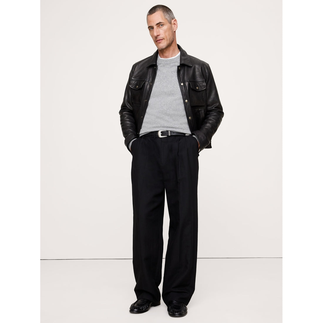 Men's Cashmere Crew-Neck Sweater