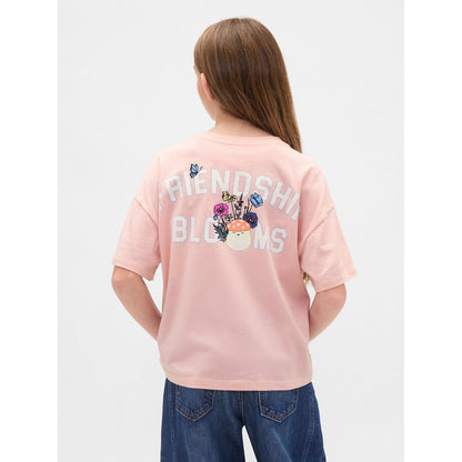Girls' Oversized Graphic T-Shirt