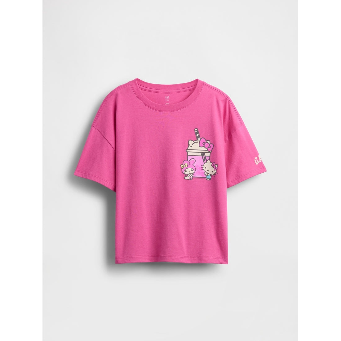 Girls' Oversized Graphic T-Shirt