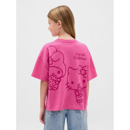 Girls' Oversized Graphic T-Shirt