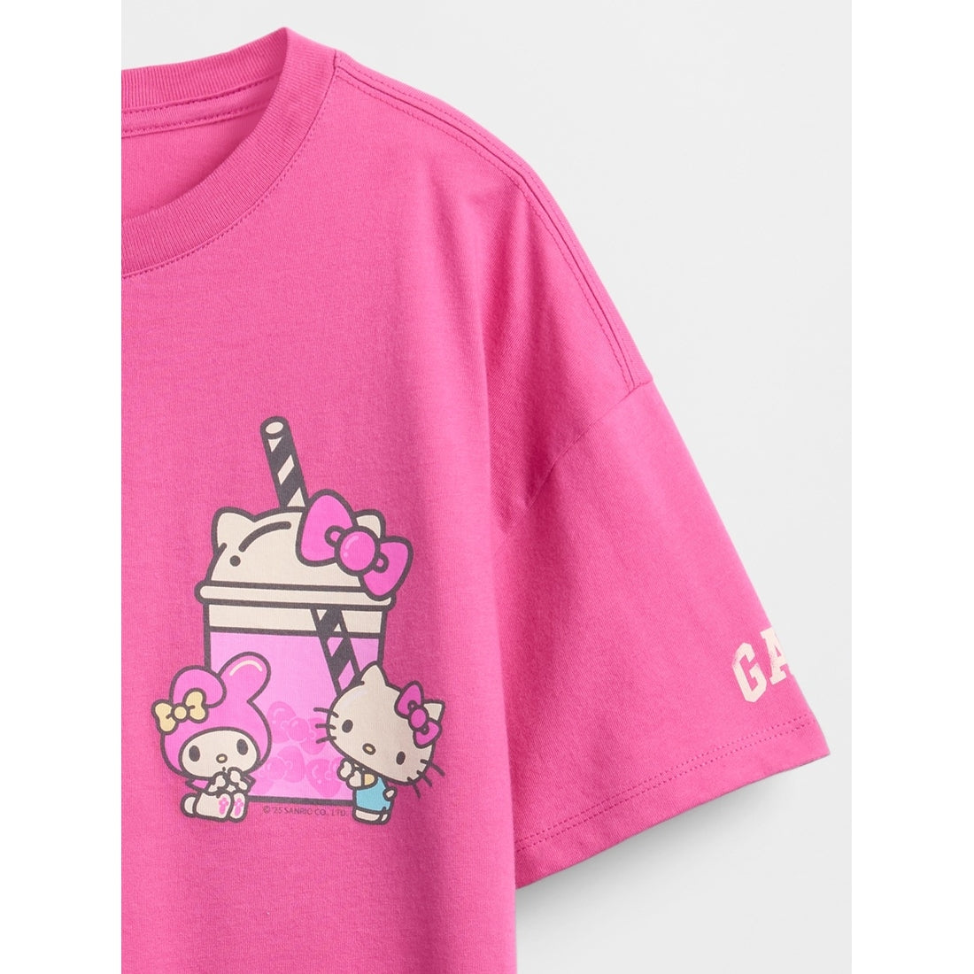 Girls' Oversized Graphic T-Shirt