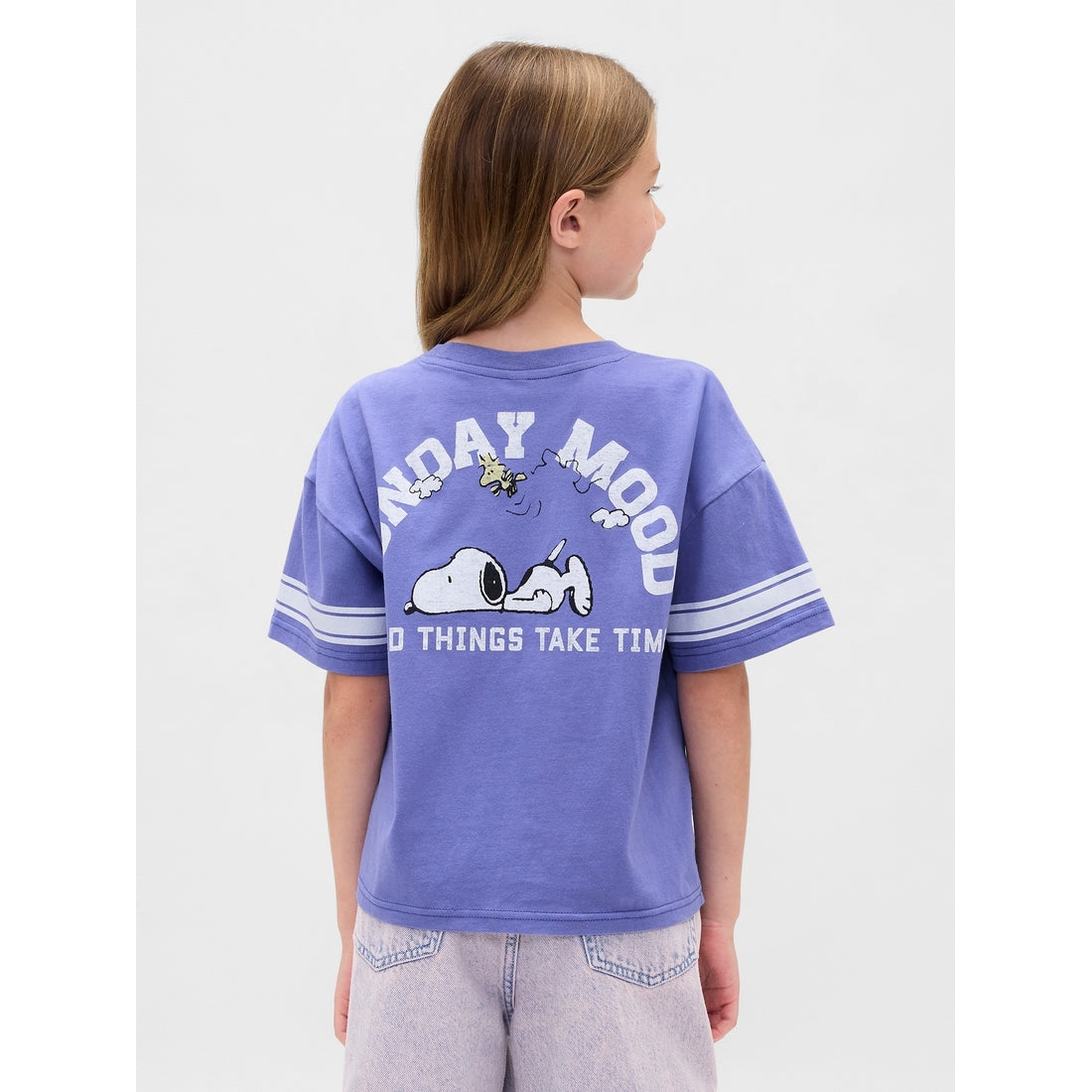 Girls' Oversized Graphic T-Shirt