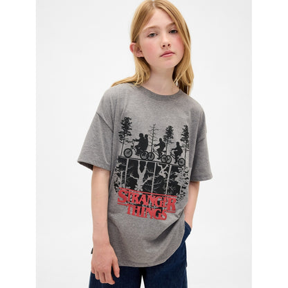 Girls' Oversized Graphic T-Shirt