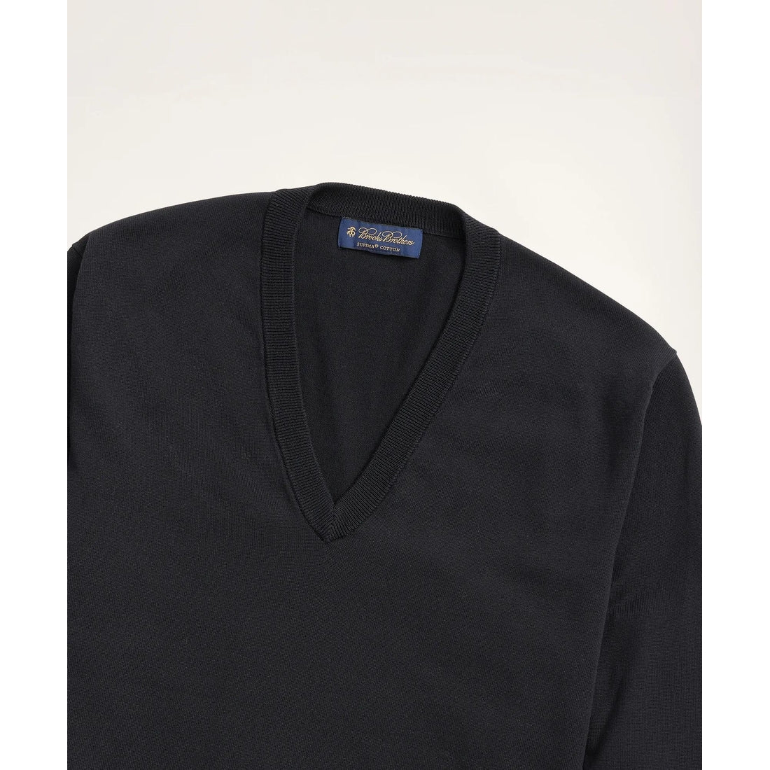 Supima Cotton V-Neck Sweater