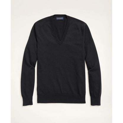 Supima Cotton V-Neck Sweater