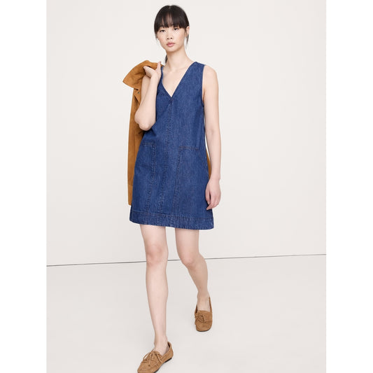 Women's Denim Shift Dress