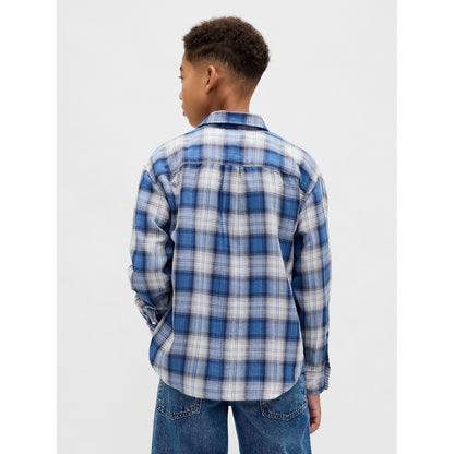 Boys' Relaxed Plaid Shirt