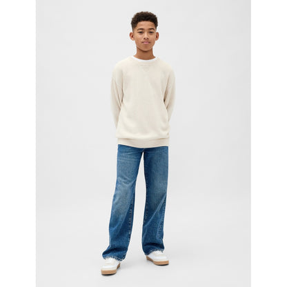 Boys' Relaxed Crewneck Sweater