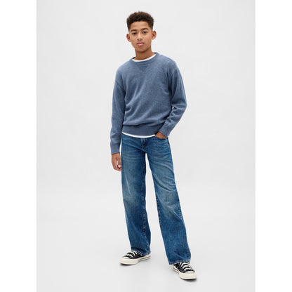 Boys' Relaxed Crewneck Sweater