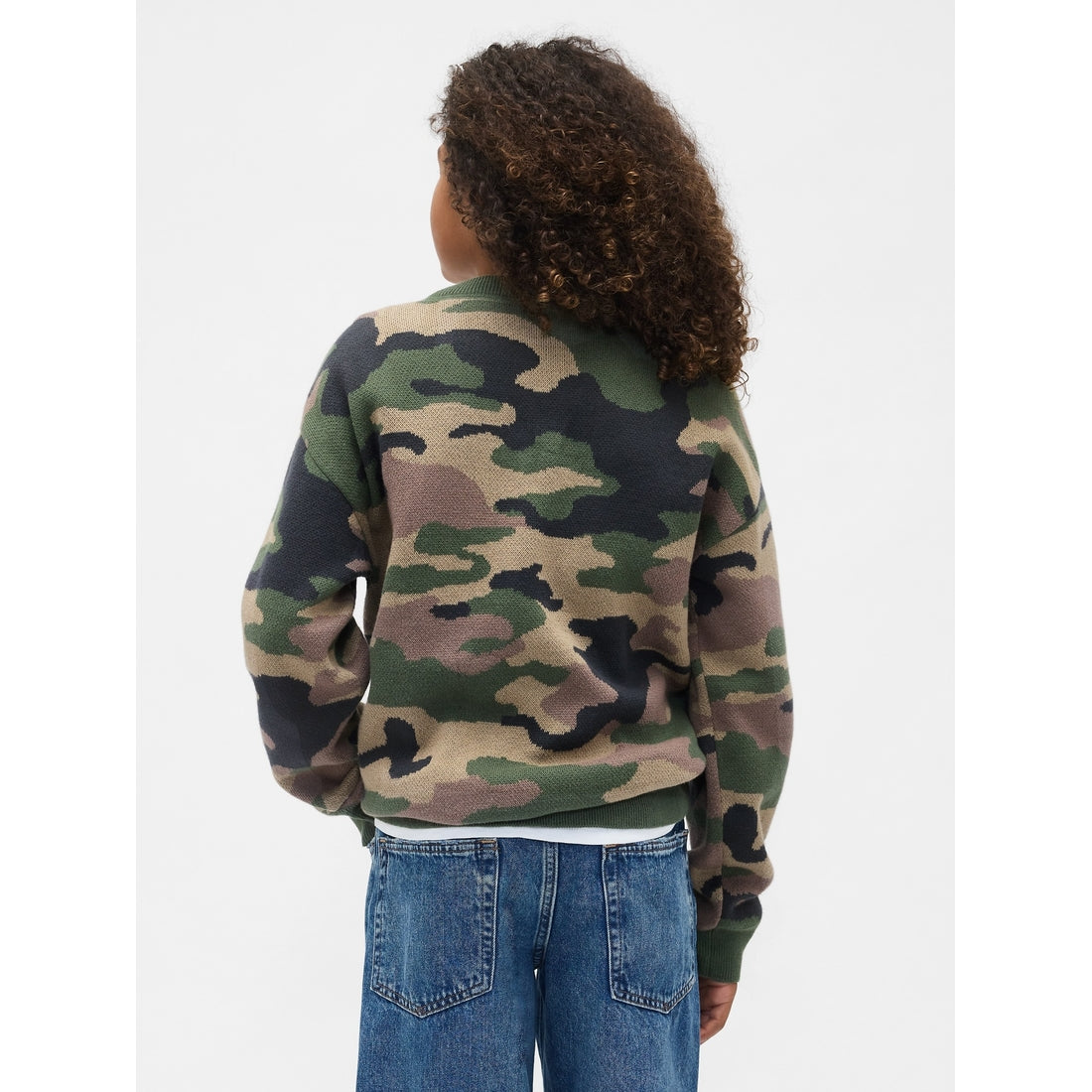 Boys' Relaxed Crewneck Sweater