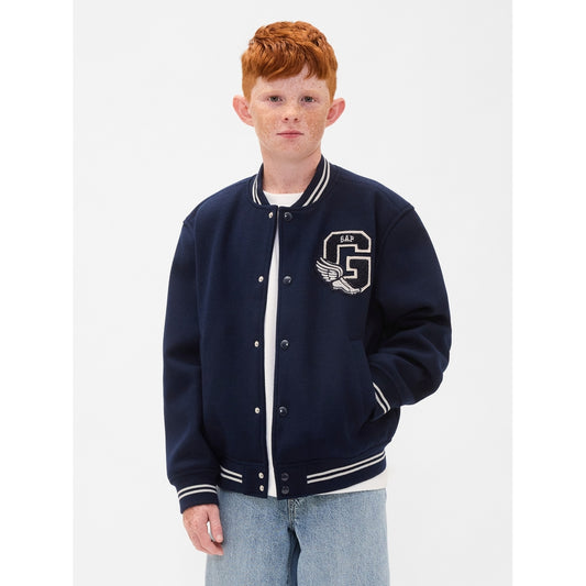 Boys' Varsity Logo Bomber Jacket