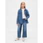 Girls' High Rise Stride Wide-Leg Ankle Jeans