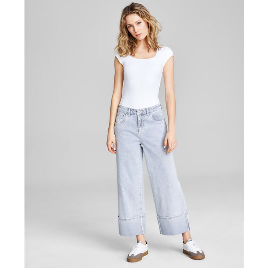 And Now This Women's Tiara Rounded-Square-Neck Bodysuit