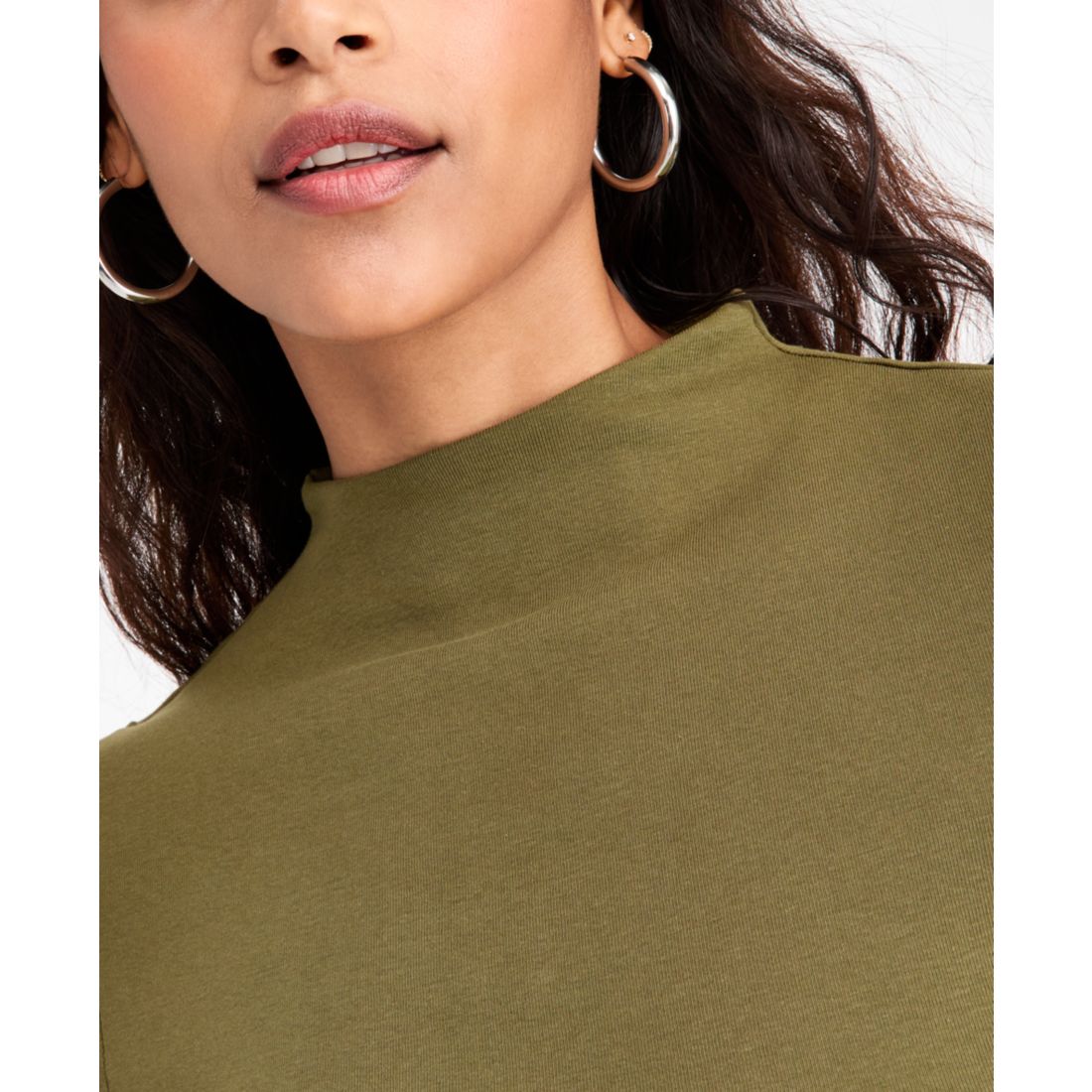 Bar Iii Women's Cap-Sleeve Mock-Neck Midi Dress, Exclusively at Macy's