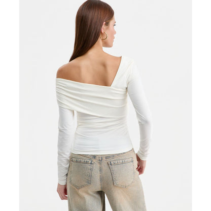 Bar Iii Women's Asymmetric Long-Sleeve Top, Macy's Exclusive