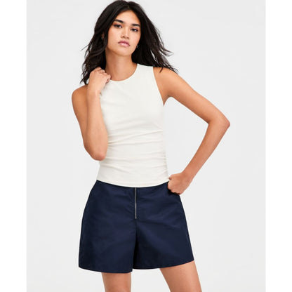 Bar Iii Women's Sleeveless Ruched Top, Macy's Exclusive