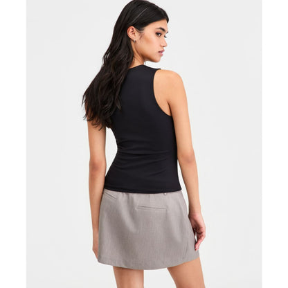 Bar Iii Women's Sleeveless Ruched Top, Macy's Exclusive