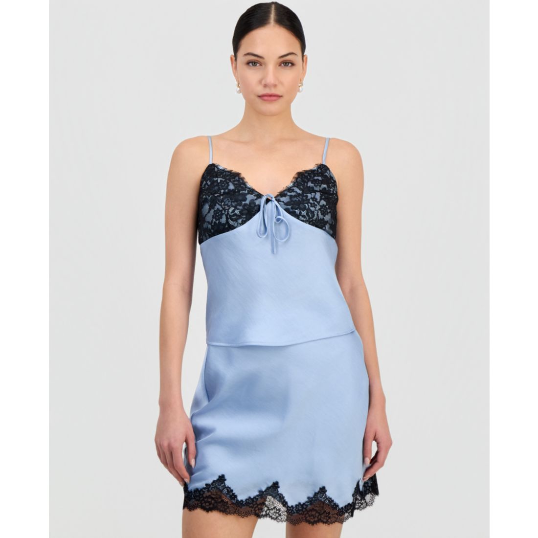 Bar Iii Women's Lace-Trim Cami Top, Macy's Exclusive