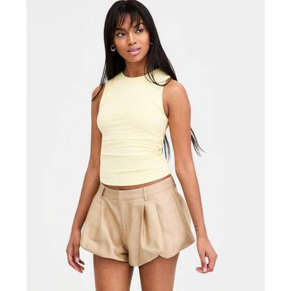 Bar Iii Women's Sleeveless Ruched Top, Macy's Exclusive