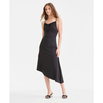 Bar Iii Women's Second Skin Asymmetric-Hem Slip Dress, Macy's Exclusive