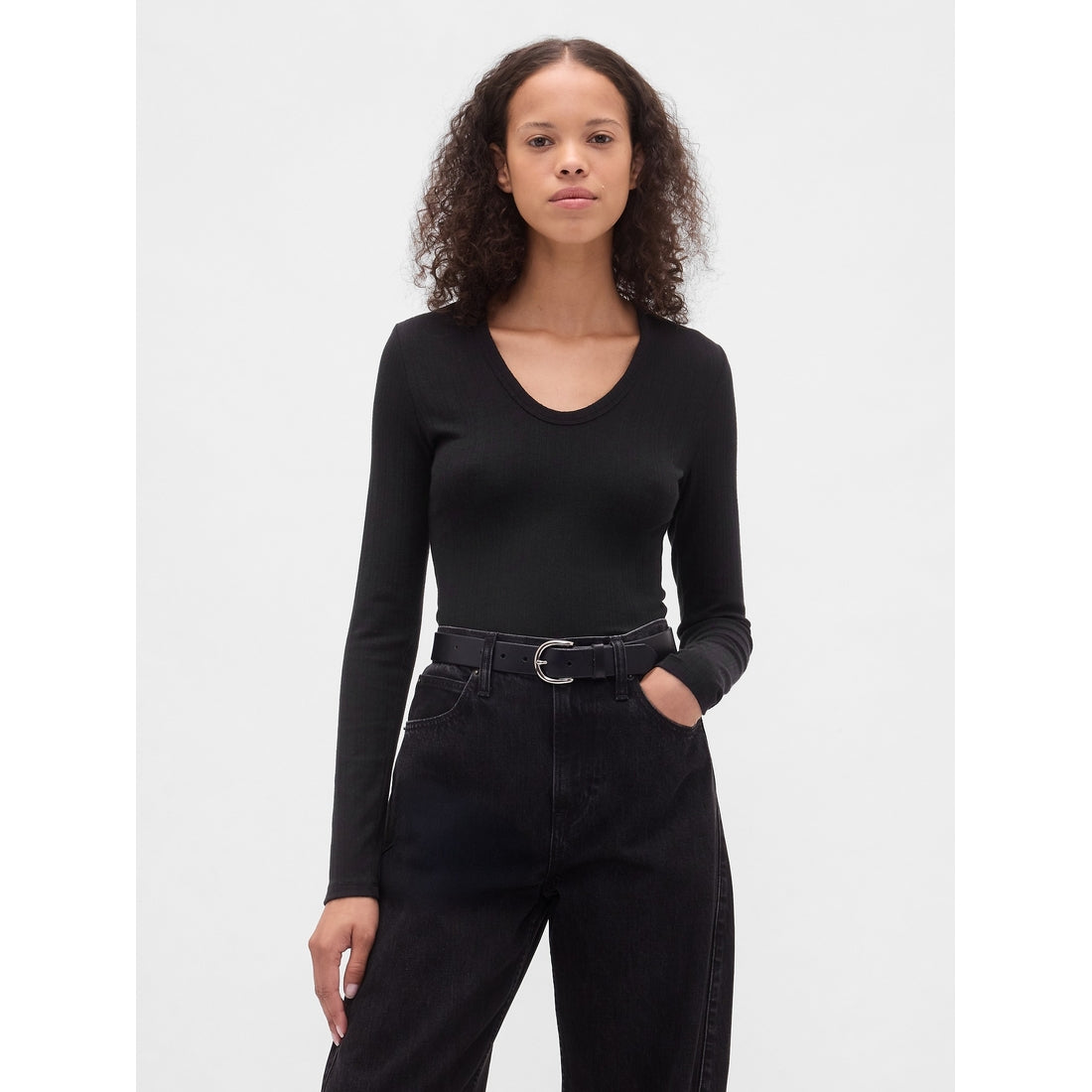 Women's Sheer Modern Rib T-Shirt