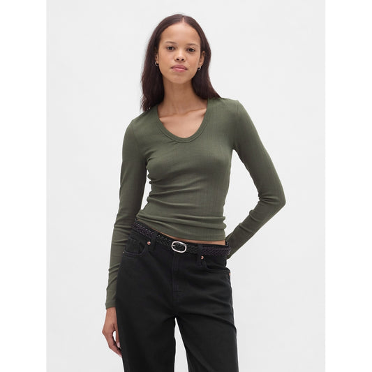 Women's Sheer Modern Rib T-Shirt
