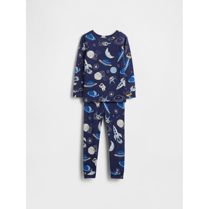 Toddler & Organic Brushed Cotton Space Pj Set