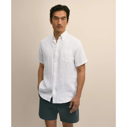 Irish Linen Short-Sleeve Sport Shirt