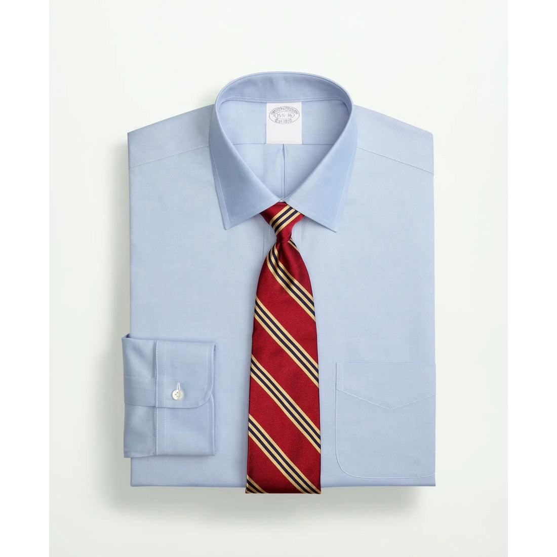 Stretch Supima Cotton Non-Iron Pinpoint Oxford Ainsley Collar Dress Shirt