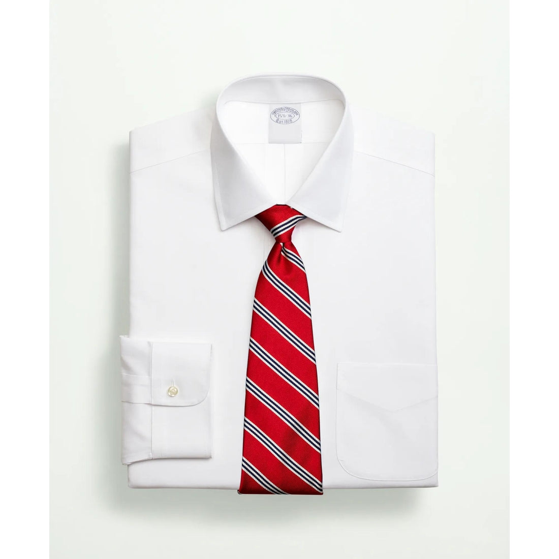 Stretch Supima Cotton Non-Iron Pinpoint Oxford Ainsley Collar Dress Shirt