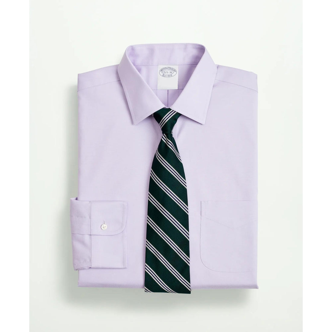 Stretch Supima Cotton Non-Iron Pinpoint Oxford Ainsley Collar Dress Shirt