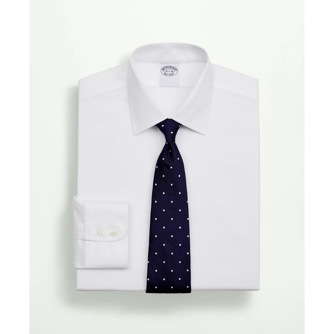 Stretch Supima Cotton Non-Iron Twill Ainsley Collar Dress Shirt