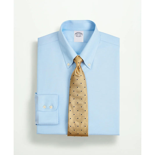 Stretch Supima Cotton Non-Iron Twill Button-Down Collar Dress Shirt