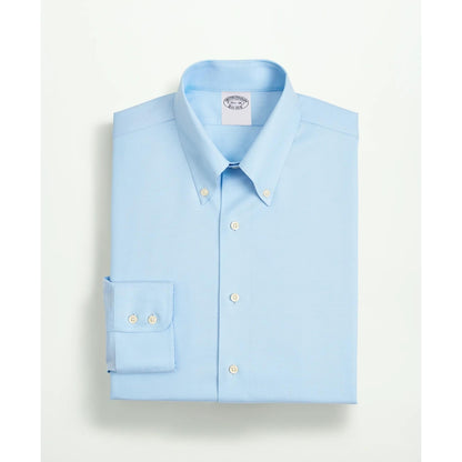 Stretch Supima Cotton Non-Iron Twill Button-Down Collar Dress Shirt