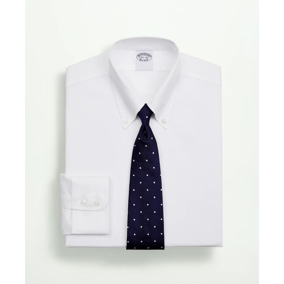 Stretch Supima Cotton Non-Iron Twill Button-Down Collar Dress Shirt