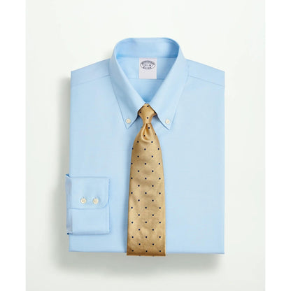 Stretch Supima Cotton Non-Iron Twill Button-Down Collar Dress Shirt