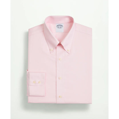 Stretch Supima Cotton Non-Iron Twill Button-Down Collar Dress Shirt